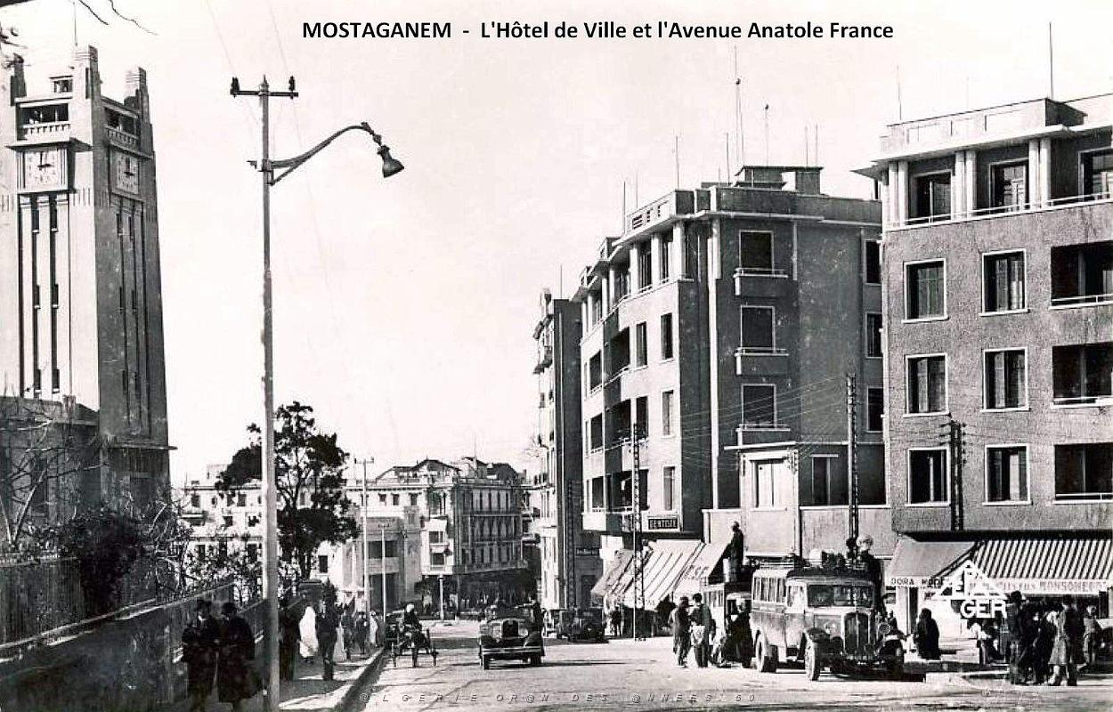 2186- Mostaganem - Hotel de Ville - Avenue Anatole France.jpg